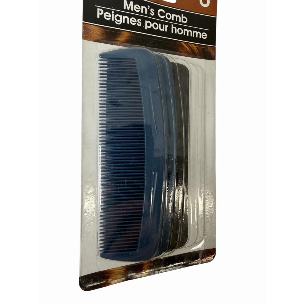 Basic Solutions Comb Set NEW Hair Mustache Beard Grooming 4 3/4 Inches